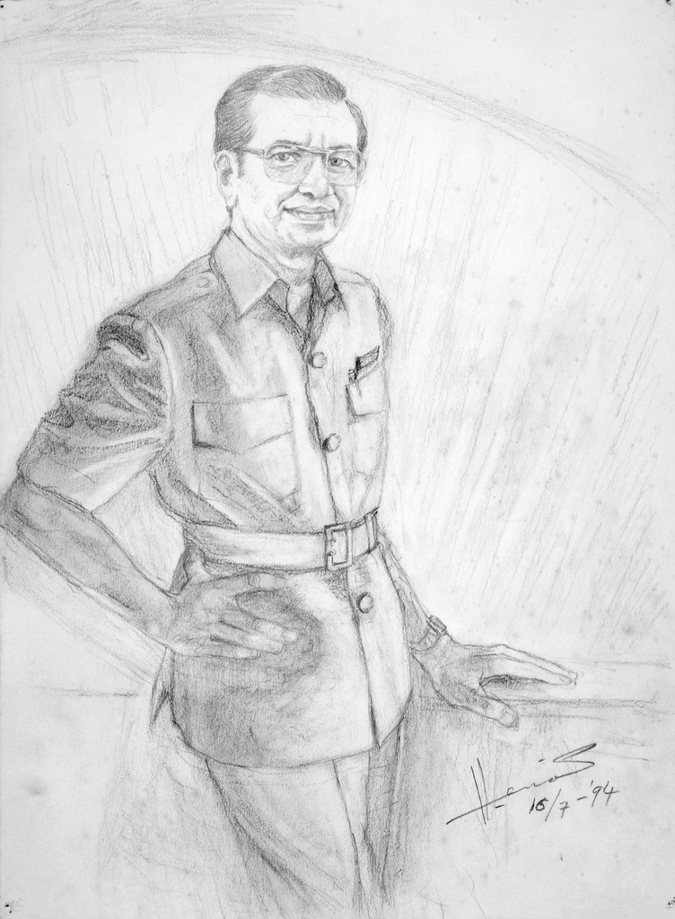 Portrait of Dr. Mahathir Mohamad