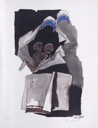 Self Portrait of M.F. Husain