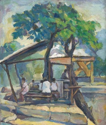 Foodstalls Under the Tree